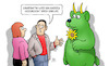 Cartoon: Habock (small) by Harm Bengen tagged kandidatin,habock,geschlecht,habeck,baerbock,grüne,bundestagswahl,kanzlerin,haus,bengen,cartoon,karikatur