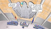 Cartoon: Impfpflicht im Bundestag (small) by Harm Bengen tagged impfpflicht,bundestag,impfung,vogelgrippe,adler,bundesadler,corona,harm,bengen,cartoon,karikatur