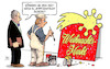 Cartoon: Impfzentrum (small) by Harm Bengen tagged text,impfzentrum,maler,corona,weihnachtsmarkt,weihnachten,impfen,schild,harm,bengen,cartoon,karikatur