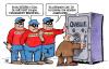 Cartoon: Quelle-Massekredit (small) by Harm Bengen tagged quelle massekredit arcandor insolvenz konto raub betrug tresor safe panzerknacker