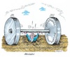Cartoon: Fehleinschätzung (small) by mandzel tagged wahlen,deutschland,laschet,union,kanzlerkandidat,überforderung