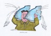 Cartoon: Immun gegen Sanktionen (small) by mandzel tagged kim,nordkorea,atomprogramm,wasserstoffbombenusa,kriegsgefahr,provokationen