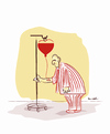 Cartoon: THE DISEASE OF LOVE !.. (small) by ismail dogan tagged love