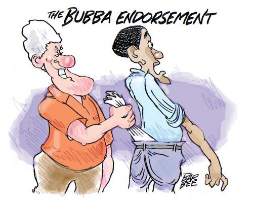 bill clinton cartoon. Cartoon: CLINTON COMMENTS