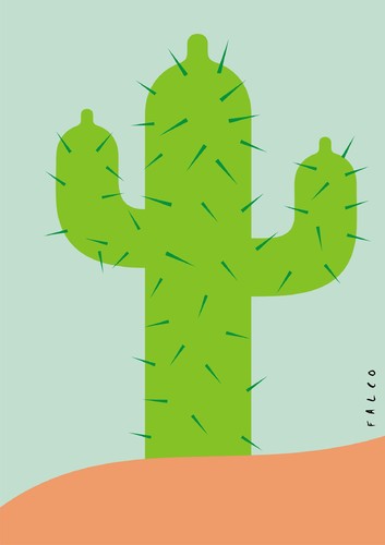 Cartoon: cactusdom (medium) by alexfalcocartoons tagged cactusdom