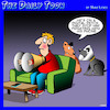 Cartoon: Digital detox (small) by toons tagged dog,collar,social,media,phone,addiction,dogs,texting,staring,at,bucket