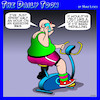 Cartoon: Exercise bike (small) by toons tagged exercise,lazy,pedaling,bike,gyms,personal,fitness
