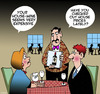 Cartoon: House wine (small) by toons tagged wine,house,prices,real,estate,cheap,restaurants,waiters