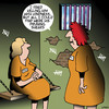 Cartoon: Killing with kindness (small) by toons tagged female,prison,killing,with,kindness,kill,my,husband,jail,women