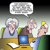 Cartoon: Not so bad (small) by toons tagged old,age,ageing,pensioners,memory,loss