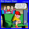 Cartoon: Olden days (small) by toons tagged shag,pile,carpet,remote,control,tv,grandparents