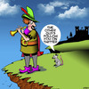 Cartoon: Pied Piper (small) by toons tagged twitter,followers,pied,piper,fairy,tales,rats,tweeting
