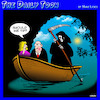 Cartoon: River Styx (small) by toons tagged angel,of,death,tipping,styx,scythe,afterlife
