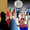 Cartoon: Romantic restaurant (small) by toons tagged romantic,restaurant,rude,waiters,restaurants,food,eating,out