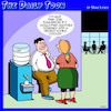Cartoon: Vodka (small) by toons tagged water,cooler,office,gossip