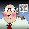 Cartoon: Voices in my head (small) by toons tagged psychotic,episode,voices,in,my,head,smoking,cigarette,break