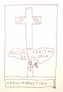 Cartoon: CROSS-MARKETING (small) by Müller tagged adidas,deo