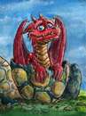 Cartoon: dragonbaby (small) by develino tagged dragon