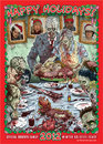 Cartoon: Happy Holidays! (small) by monsterzero tagged xmas,holiday,zombies