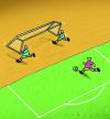 Cartoon: Goal 2 (small) by Farhad Foroutanian tagged footbal