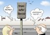 Cartoon: Ampel außer Betrieb (small) by Erl tagged ampel,außer,betrieb,fdp,nrw,spd,grüne,linke,absage,kommunen,pleite
