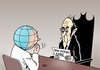 Cartoon: Bin Ladens Erbe (small) by Erl tagged osama bin laden terrorist terror usa erschießung tod erbe ungewissheit erde welt notar nachlassverwalter