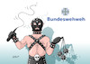 Cartoon: Bundeswehr (small) by Erl tagged bundeswehr,sexuelle,übergriffe,misshandlungen,soldaten,soldatinnen,vorgesetzte,kaserne,aufnahmeritual,sadismus,quälerei,militär,hirarchie,karikatur,erl