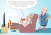 Cartoon: Frauentag (small) by Erl tagged politik,gesellschaft,internationaler,frauentag,weltfrauentag,frau,mann,gleichberechtigung,gleichstellung,karikatur,erl