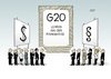 Cartoon: G20 Finanzkrise (small) by Erl tagged g20,finanzkrise,konsequenzen,freiheit,regulierung,dollar,paragraf,standpunkt,konsequenz,lehre