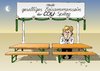 Cartoon: Sommerfest (small) by Erl tagged merkel,cdu,spitze,rücktritt,rücktritte,personal,schwund,ministerpräsident,gesellig,beisammensein