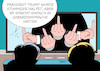 Cartoon: Trump stummgeschaltet (small) by Erl tagged politik,usa,wahl,wahlkampf,tv,duell,präsident,donald,trump,republikaner,herausforderer,joe,biden,demokraten,redeschwall,änderung,stummschalten,gebärdensprache,fuckfinger,stinkefinger,karikatur,erl