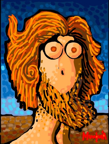 Cartoon: The bearded lady (medium) by Munguia tagged rape,rene,magritte,naked,nude,head,woman,famous,paintings,parodies