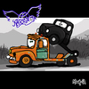 Cartoon: Pump Parody (small) by Munguia tagged pump aerosmith mater mate cars rusty toe album cover parodies parody