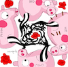 Cartoon: Red Hot Chili Peppa (small) by Munguia tagged blood,sugar,sex,magic,red,hot,chili,peppers,peppa,cover,album,parodies,parody,spoof,version,funny