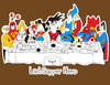 Cartoon: the Last supper Hero (small) by Munguia tagged last,supper,super,hero,batman,superman,goku,dragon,ball,flash,wonder,woman,men,thunder,cat,spiderman,wolverine,he,man,green,lentern