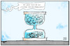 Cartoon: Corona-Beschränkungen (small) by Kostas Koufogiorgos tagged karikatur,koufogiorgos,illustration,cartoon,corona,virus,pandemie,beschränkungen,lockerung,zeit,warten,sanduhr