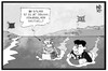 Cartoon: Davutoglu flüchtet (small) by Kostas Koufogiorgos tagged karikatur,koufogiorgos,illustration,cartoon,davutoglu,flucht,tuerkei,ministerpraesident,flüchtling