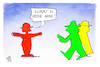 Cartoon: Die Ampel-Männchen koalieren (small) by Kostas Koufogiorgos tagged karikatur,koufogiorgos,illustration,cartoon,ampel,koalitionsverhandlungen,regierungsbildung,ampelmännchen