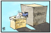 Cartoon: Griechische Wahl (small) by Kostas Koufogiorgos tagged karikatur,koufogiorgos,illustration,cartoon,griechenland,wahl,urne,wahlurne,politik,sparpaket,demokratie,gefängnis,gitter,gefangen,stimme,wahlzettel