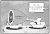 Cartoon: Grundrente (small) by Kostas Koufogiorgos tagged karikatur,koufogiorgos,illustration,cartoon,grundrente,keule,schinken,verteilung,gerechtigkeit,manager,arbeiter,geld,umverteilung,soziales