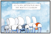 Cartoon: Impfzentrum (small) by Kostas Koufogiorgos tagged karikatur,koufogiorgos,illustration,cartoon,impfen,impfzentrum,reservierung,deutsch,corona,covid,pandemie,handtuch