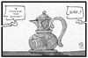Cartoon: Kaisers Tengelmann (small) by Kostas Koufogiorgos tagged karikatur,koufogiorgos,illustration,cartoon,kaisers,tengelmann,supermarkt,einzelhandel,kette,markt,kanne,kaffeekanne,zerschlagen,kaputt,logo,wirtschaft