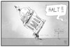 Cartoon: Raub in Dresden (small) by Kostas Koufogiorgos tagged karikatur,koufogiorgos,illustration,cartoon,dresden,frauenkirche,diebstahl,raub,dieb,kriminalität,kunstraub