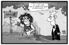 Cartoon: Wacken (small) by Kostas Koufogiorgos tagged karikatur,koufogiorgos,illustration,cartoon,wacken,festival,heavy,metal,musik,rock,schlammbad,metalhead,wellness,open,air,wetter,kult,gesundheit