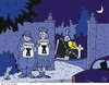 Cartoon: Erwache (small) by JotKa tagged halloween,geister,friedhof,gräber,mondschein,religion,angst,grauen,schrecken,science,fiction,hund,zeitung,mahnung,sekten,grabstein,tote