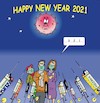 Cartoon: Neujahrsgrüße (small) by JotKa tagged neujahr feiertage jahreswechsel böllern party