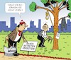 Cartoon: WACHSAMER BÜRGER (small) by JotKa tagged bürger,verbote,park,rasen,suizid,leben,und,tod,verzweifelung,ignoranz,baum,hund