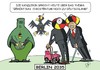 Cartoon: Zukunftsvision ? (small) by JotKa tagged berlin,bundestag,politiker,islam,christentum,pegida,nopegida,leipzig,demo,gegendemo,radikale,rechtsradikale,kirche,merkel,visionen,zukunft,ängste,bundesregierung