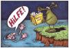 Cartoon: hilfe! (small) by kurtu tagged no,