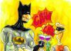 Cartoon: Batman y Robin brindando (small) by Mario Almaraz tagged batibrindis 